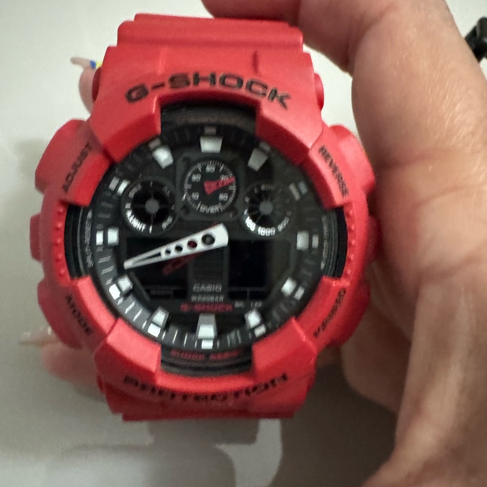 G-Shock Vibrant Red Analog-Digital Watch